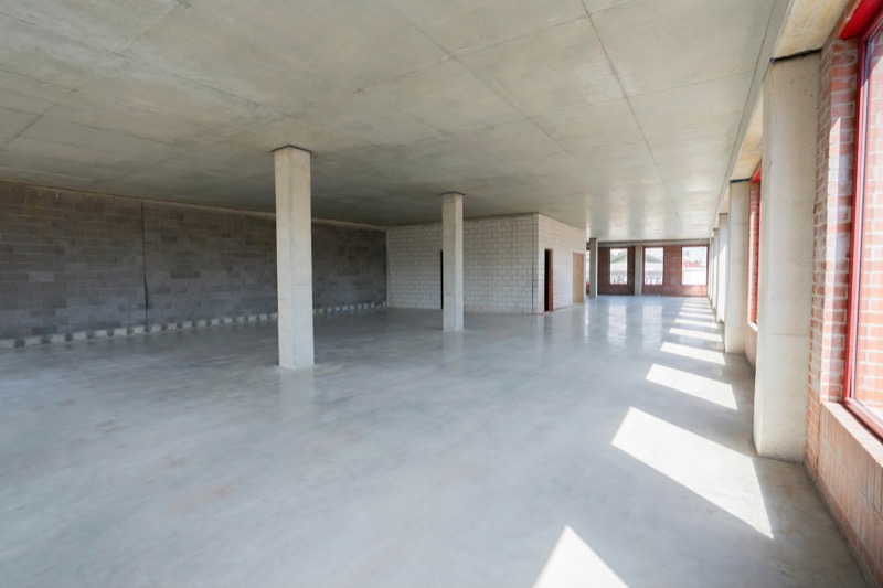 Flexible open floor plan interior